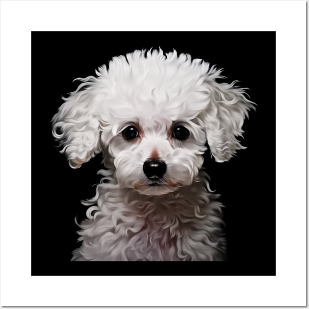 Cute Poodle Lovers Dogs Poodle Wall Art by fromherotozero